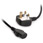 2m UK Power Cable (Kettle Lead Type) Moulded with UK Plug (Suitable for PSU's) BS Approved
