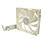 120mm SilverStone FM121 (White) Dual ball bearing Case Fan + 2400rpm Pro Use - Hi End