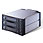 Jou-Jye Black SNT-2131 3 Bay SATA Hot Swap Rack fits into 2x5.25" Bays