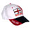 England Baseball Cap With Flashing Red/Blue Optical LED