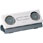 Scan AV Eastern M-10 Portable Speakers White for MP3/iPOD/DVD 3W Amplified Mains/Battery