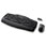Logitech Desktop MX 3200 Cordless Keyboard, USB 1.1/2.0, 1000dpi Laser Mouse, Black