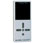 2Gb Super Talent Mega-Plus Screen (1.5") White MP3/4 Player + FM + Rec + Movie