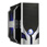 Xclio 3060 PLUS Black Silver Midi Tower Case w/o PSU - 36CM Side Fan!   