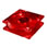 80mm Coolermaster Silent Internal Case Fan with Red LED Quiet 22db