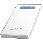 Icy Box IB-220STU-WH 2.5" SATA HDD White aluminium case with display + bag, USB2.0 + BusPowered