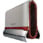 Jou-Jye DD-23DSUES White/Red *Leather* SATA 3.5" HDD (cableless) to USB 2.0 & SATA/eSATA +8cm fan