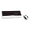 Cherry Orca 2.4Ghz Black/White Wireless Keyboard & Mouse (800/1600Dpi) Bundle + Hidden USB Adaptor 