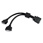 Matrox CAB-L60-2XDF 30cm DVI Cable 60Pin LFH (M) to 2x 29Pin combined DVI (F) Splitter Cable