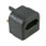 2 Pin EU to 3pin AC UK Mains Plug Adap Black +3 Amp fuse (Perfect for Euro 2pin Transformers)
