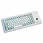 Cherry G84-4400LPBGB Ultraslim Trackball Wired Keyboard, PS2, Trackball Mouse Included