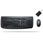 Logitech Deluxe 660 Cordless Keyboard and Mouse, USB, Black, OEM