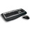 Nortek D-Sign Black/Silver Wireless Keyboard & Wireless Mouse Multimedia/Office Keys 