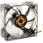 120mm Revoltec RL049 Smoke Grey 4x White LED Sleeve bearing, 49.21 cfm, 1200rpm, 22.5dB(A)