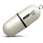 8GB Dane-Elec zMATE PEN Silver Pill USB2 Pendrive
