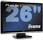 26" Iiyama E2607WS-B1, Black, Widescreen LCD, HDMI, 1920x1200, 4000:1 ACR, 300cd/m², 2 ms, Speakers