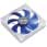 140mm Akasa AK-195BL silent case fan with adjustable fittings for 135mm & 130mm
