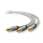 1.2m Belkin PureAV Silver Series Scart to 3xRCA Cable 