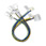 Akasa AK-CB002 4-pin Molex to  3x4-pin PWM Fan (+1 Connectoer for RPM feedback for the motherboard)