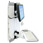 Ergotron StyleView Vertical Lift, Patient Room, Keyb Shelf, Wrist Rest, Mouse Pouch, TFT Lift up 24"