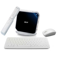 Acer Aspire Revo PC, White, Atom 230, ION, 2Gb, 160Gb, WiFi, Keyb/Mouse, Games & Controller, VHP