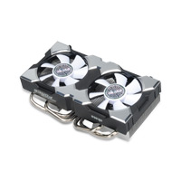 AKASA AK-VC05 Freedom Force Hi-Perf, Lo-Noise, H-Pipe VGA cooler, White LED & GTX 285 ready