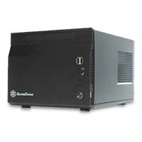 Silverstone SG06B, Black, Mini ITX Case, Aluminum with 300W 80+ PSU