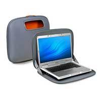 Belkin PocketTop, Laptop Case in Steel with Burnt Orange- It''s a real no brainer!