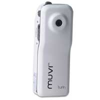  Veho Muvi Micro DV Camcorder, White, with 2GB MicroSD Memory, 2Mpix Ultra Small 55mm High - Super Savers, Super Deals!
