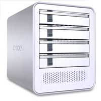 Icy Dock MB561US-4S 4xBay 3.5 Inch SATA to eSATA (Port Multiplier) & USB Aluminum HDD Enclo. for Mac/PC