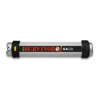 64GB Corsair Survivor GT, Ultra Rugged USB
              2.0 Flash Drive, 30 MB/s Read, 16 MB/s Write