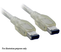 1.8m Dlink Firewire 400 Cable 6pin to 6pin IEEE-1394 - DRC-18FW66 (PC/MAC) - It''s a real no brainer!