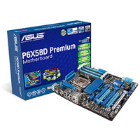 Asus P6X58D Premium, X58, SATA 6Gbps, RAID, USB3, GbE Lan, 3 way SLi/Xfire, DDR3, 8Ch Audio