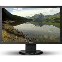 24 Inch Acer EcoDisplay, V243HLbmd , LED, 1920x1080 HD, Black, Wide, DVI/VGA, 8000000:1, 250CD/m2, 5ms