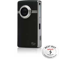 8Gb Flip Black 720p Video ULTRAHD 960x240 LCD Camcorder inc rechargeable battery