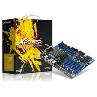 MSI Bigbang-Xpower, Intel X58, S1366, PCI-E 2.0 (x16), DDR3 1800/2000/2133, SATA 3Gb/s RAID, ATX