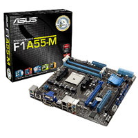Asus F1A55-M, AMD A55 FCH, FM1, DDR3, SATA II 3Gb/s, RAID, PCIe 2.0 (x16), D-Sub/DVI/HDMI, mATX  