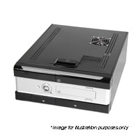 ScanFX 908BL Black Silver Micro-ATX Case w/o PSU 