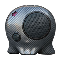 BoomBotix BB2 Bluetooth Wireless Ultraportable Weatherproof, Rechargeable Speaker - CarbonFiber 