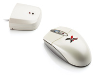 Xpro XPRO/024, Cordless Mouse, 800dpi, PS2/USB 1.1/2.0, 3 Buttons, Ivory PC/Notebook  - It''s a real no brainer!