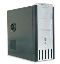 Xclio 6010 Black (Silver Alumin Front) Midi Tower Case w/o PSU Hi End  - It''s a real no brainer!