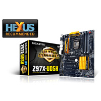 Gigabyte GA-Z97X-UD5H, Intel Z97, S 1150, DDR3, 
              SATA III 6Gb/s, RAID, PCIe 3.0 (x16), D-Sub/DVI/HDMI, ATX 
