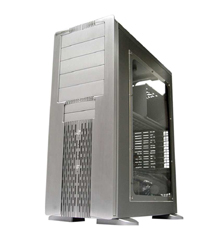  Silverstone TJ06S-W (Silver) Aluminum Supertower Case with Window (w/o PSU)-  It''s a Real No Brainer!