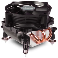 Akasa AK-960E Intel LGA 775, Dual/Quad 3.8Ghz+ 3 HeatPipe, Aluminum Fin Heatsink, PWM Fan & EBR