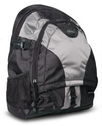 Casetec CAS-B8537-BP Black/Grey Notebook Back Pack for upto 16 Inch Widescreen Notebooks - EXCLUSIVE -  It''s a Real No Brainer!