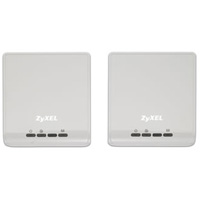 ZyXEL PLA-400 200Mbps Homeplug with AV Desktop Twin Pack - Super Savers, Super Deals!