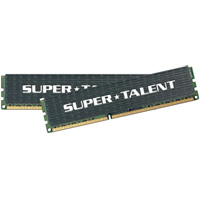 2GB (2x1GB) SuperTalent DDR3 PC3-8500 (1066MHz) 240 Pin, Non-ECC Unbuffered, CAS 7-7-7-15, 1.8V