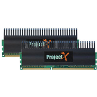 2GB (2x1GB) Super Talent Project X, DDR3, PC3-12800 (1600MHz), 240 Pin, Non-ECC, Unbuffered, CAS 7