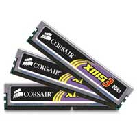 6GB (3x2GB) Corsair XMS3, DDR3 PC3-12800 (1600) Non-ECC Unbuffered, CAS 9-9-9-24, 1.65V