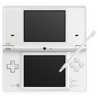 Nintendo DSi White - Handheld Console inc Dual Screen display, 2xBuilt-in Camera, SDMem Slot +Stylus